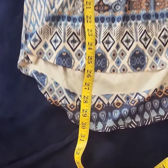 World Unity Woman boho print blouse size 2X NWT - Picture 8 of 9